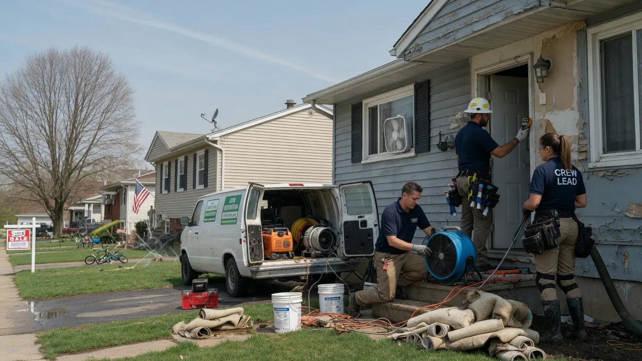 Flood Cleanup in Oakwood, TX near me