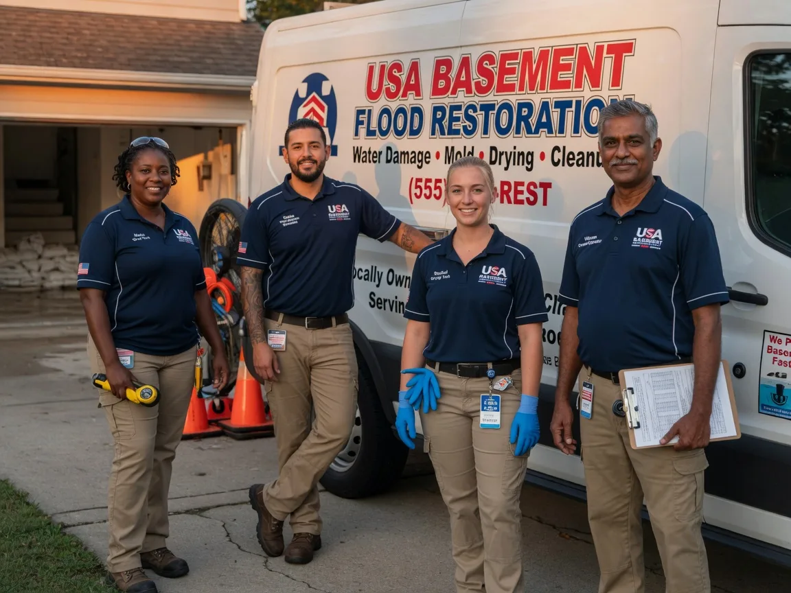 Basement Flood Cleanup company in Oakwood, TX