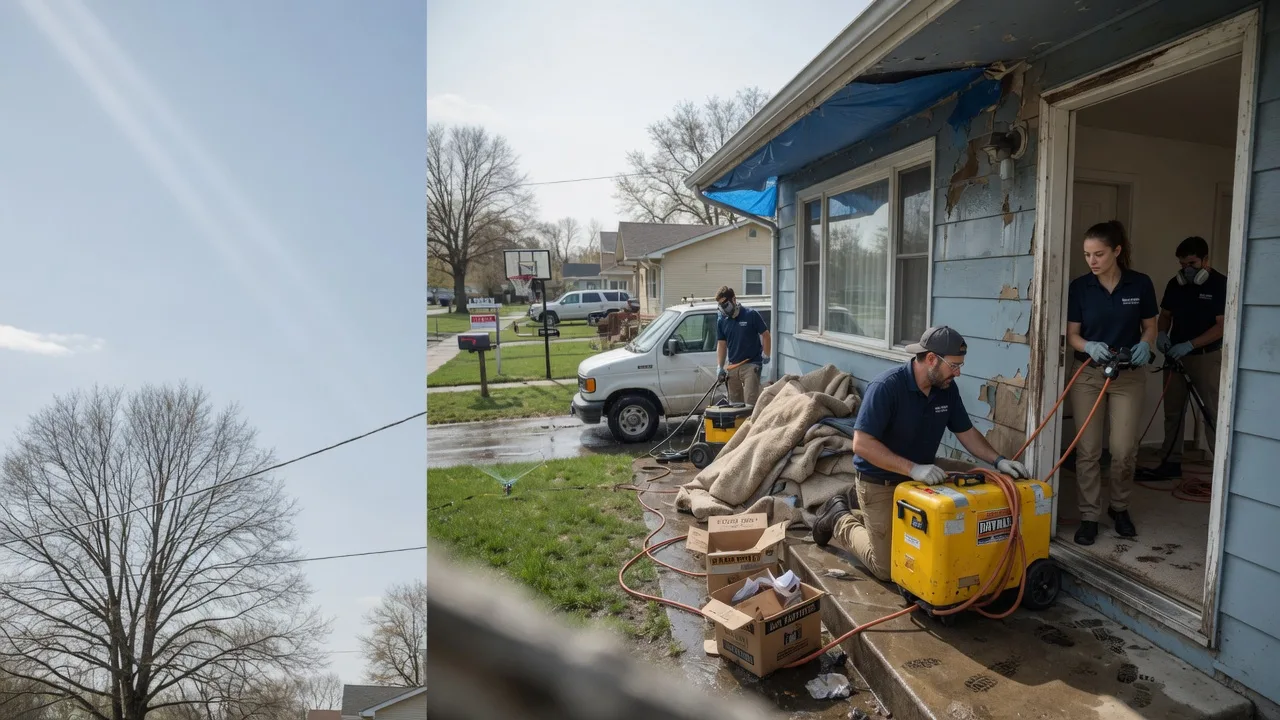 Basement Flood Cleanup in Oakwood, TX near me
